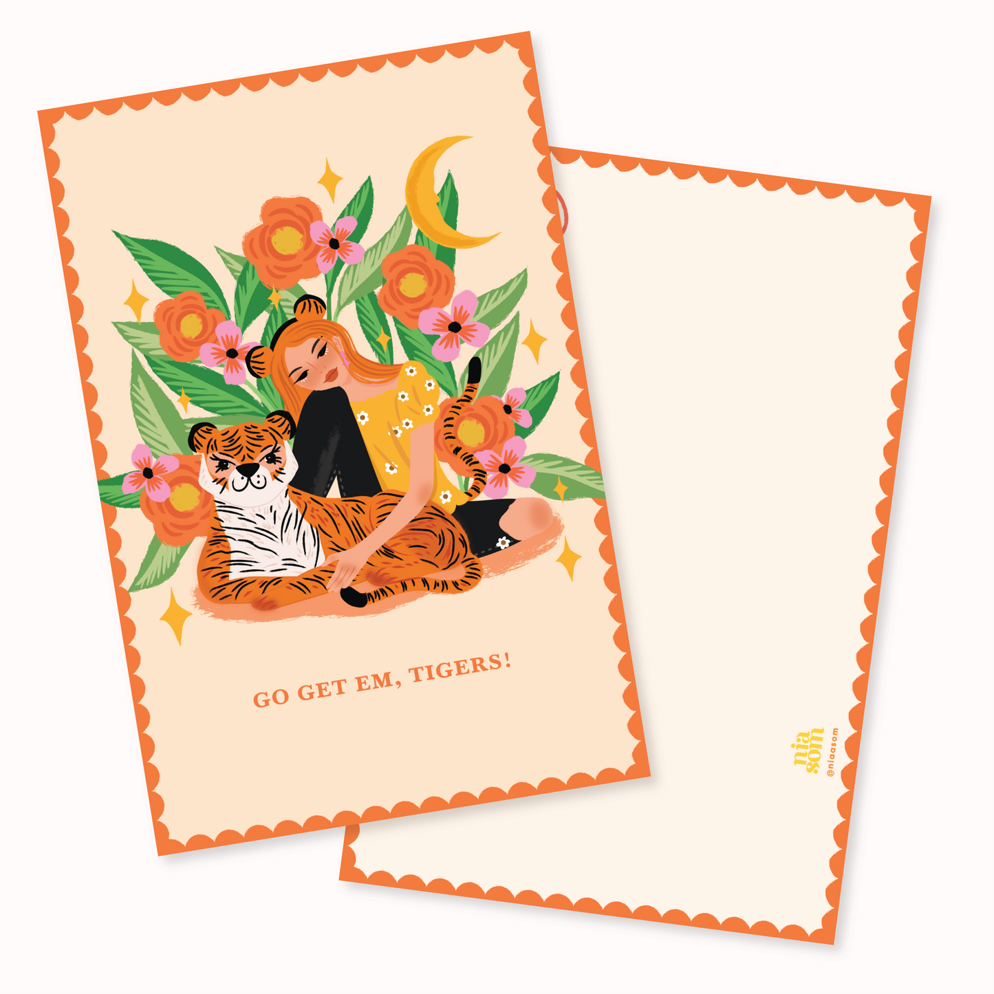 Get Em Tigers! Postcard