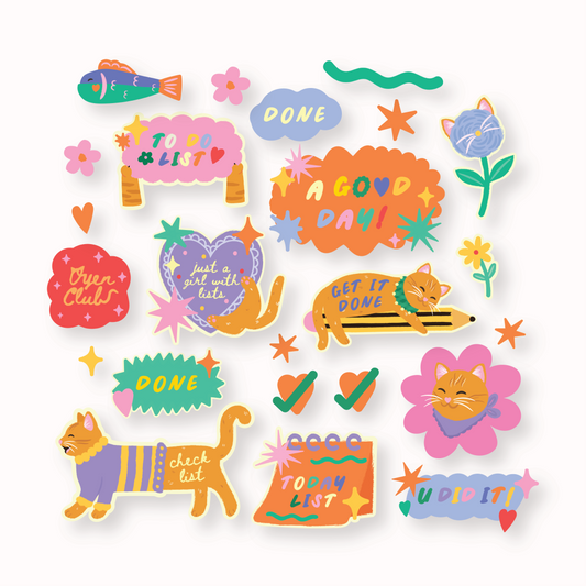Journaling With Sushi Sticker Sheet