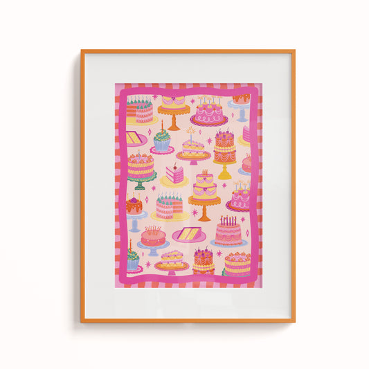 Cake, Cake, Cake Art Print