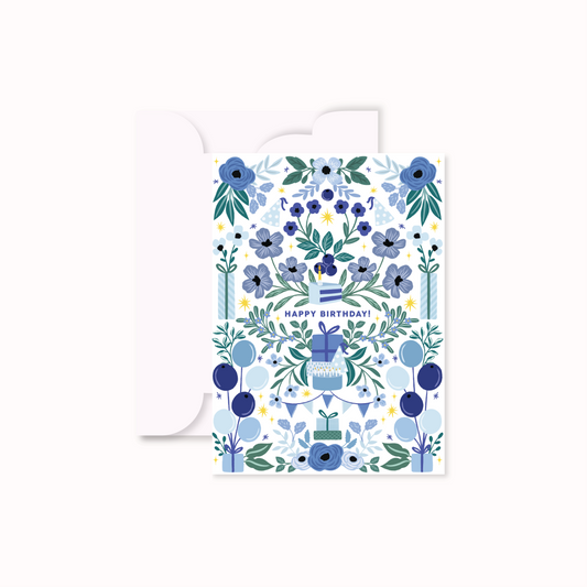Blueberry Eyes Greeting Card