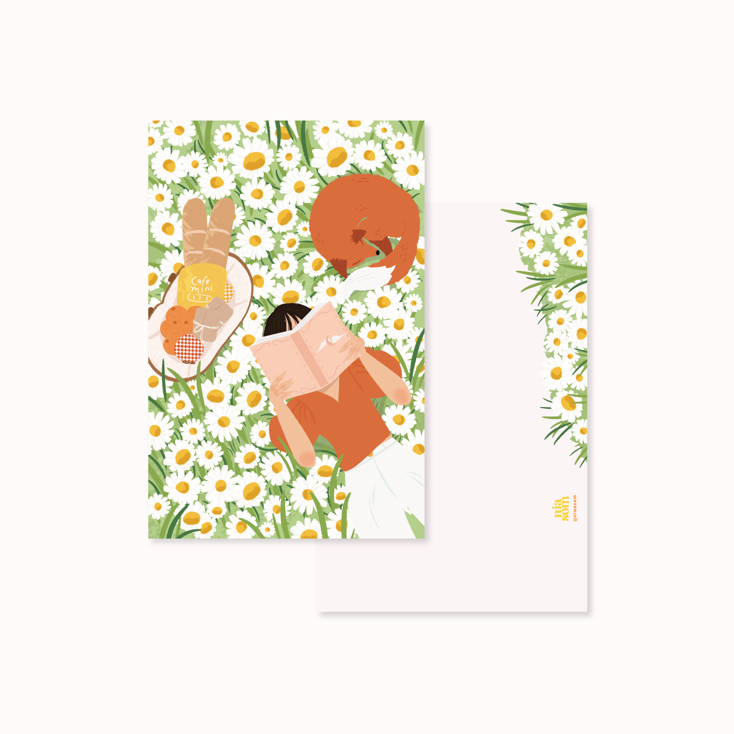 Hey There Daisy Postcard
