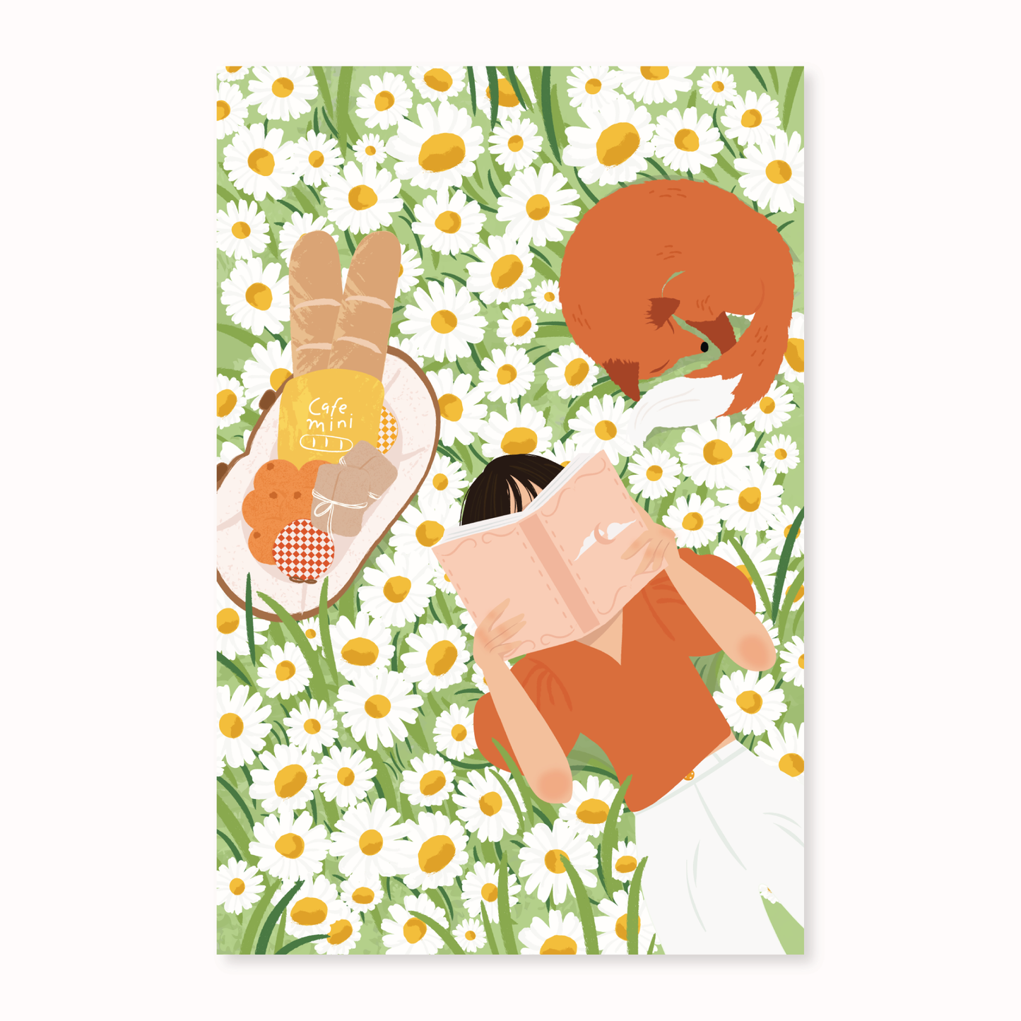 Hey There Daisy Postcard