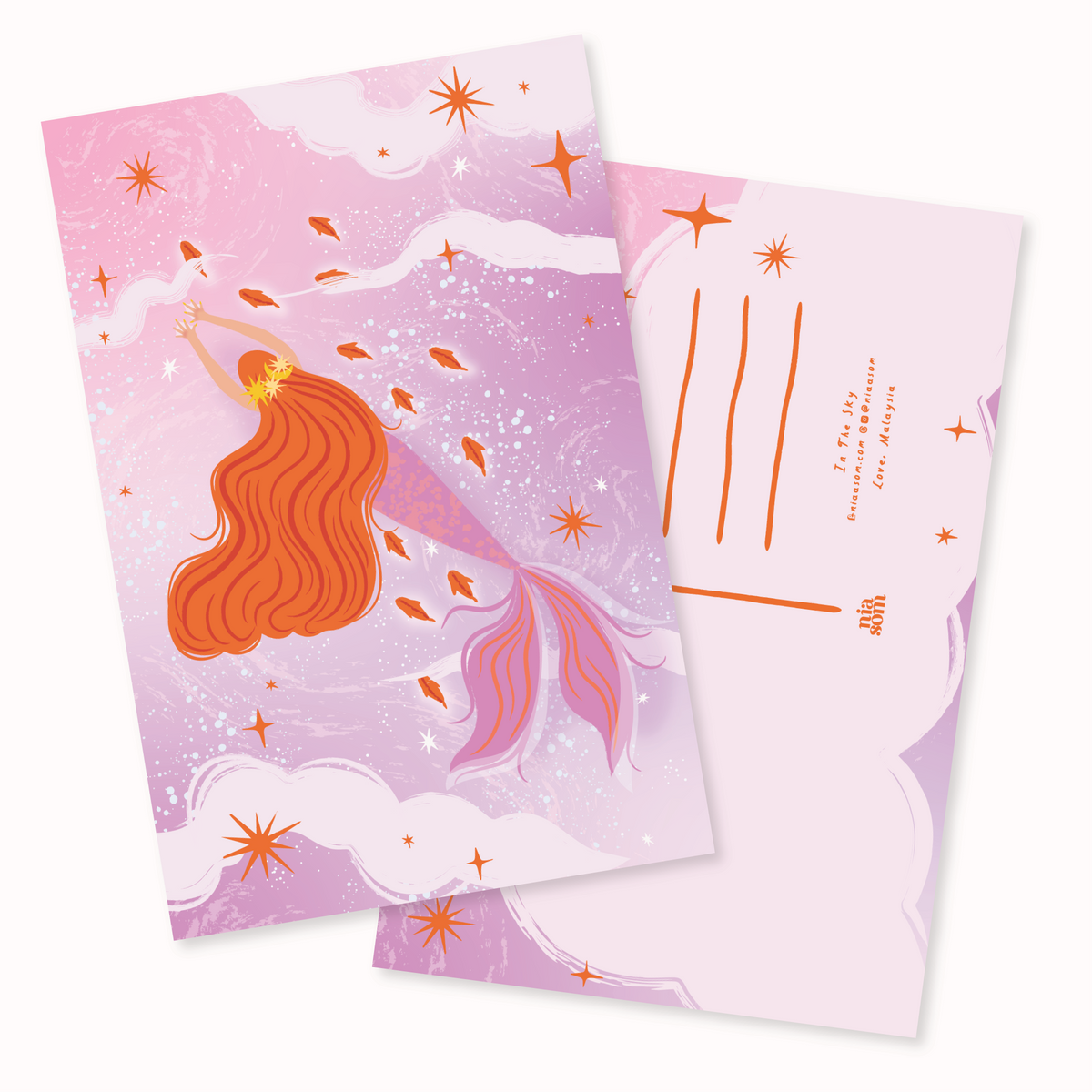 In The Sky Postcard