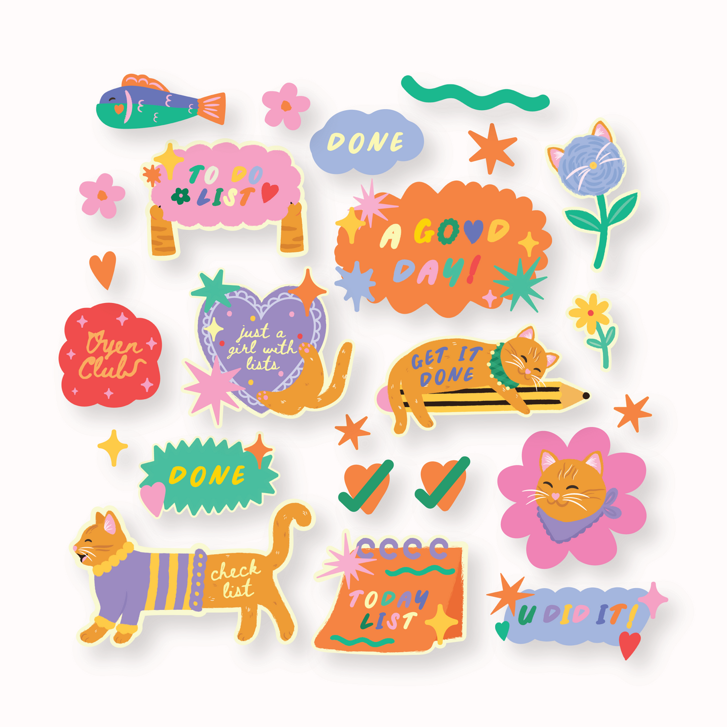 Journaling With Sushi Sticker Sheet