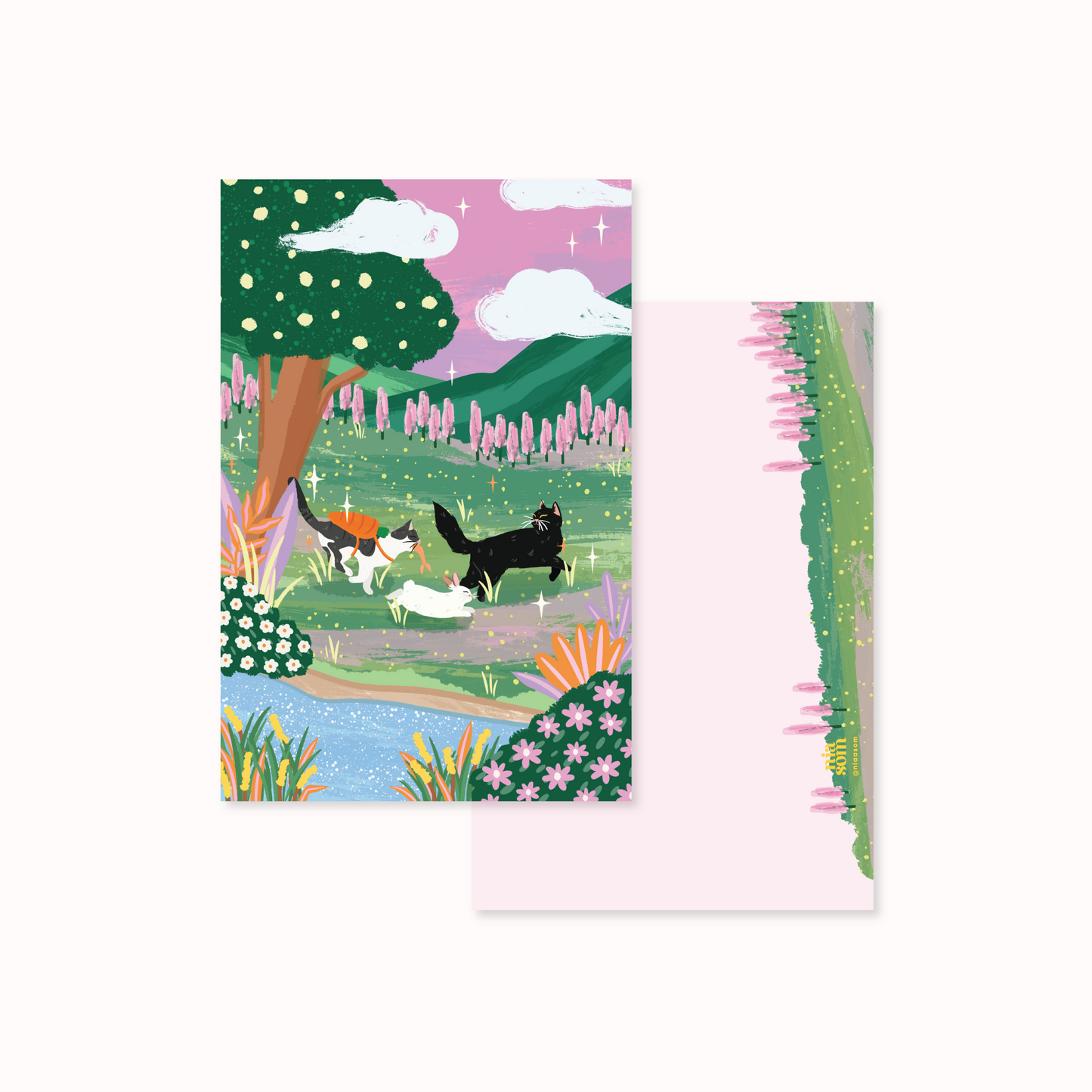 Run Babies Run Postcard