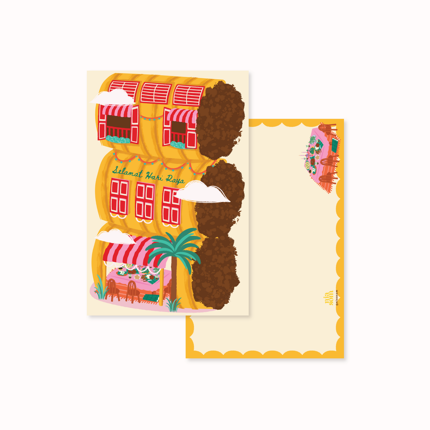 Tart Nenas Postcard