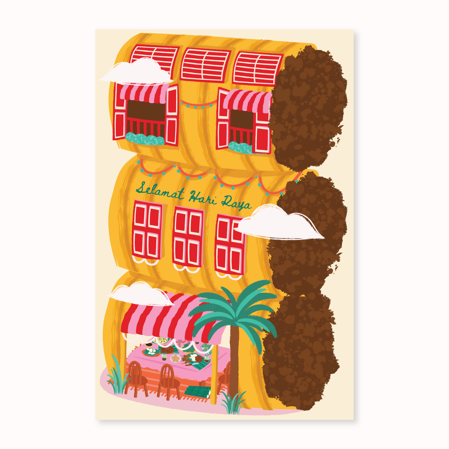 Tart Nenas Postcard