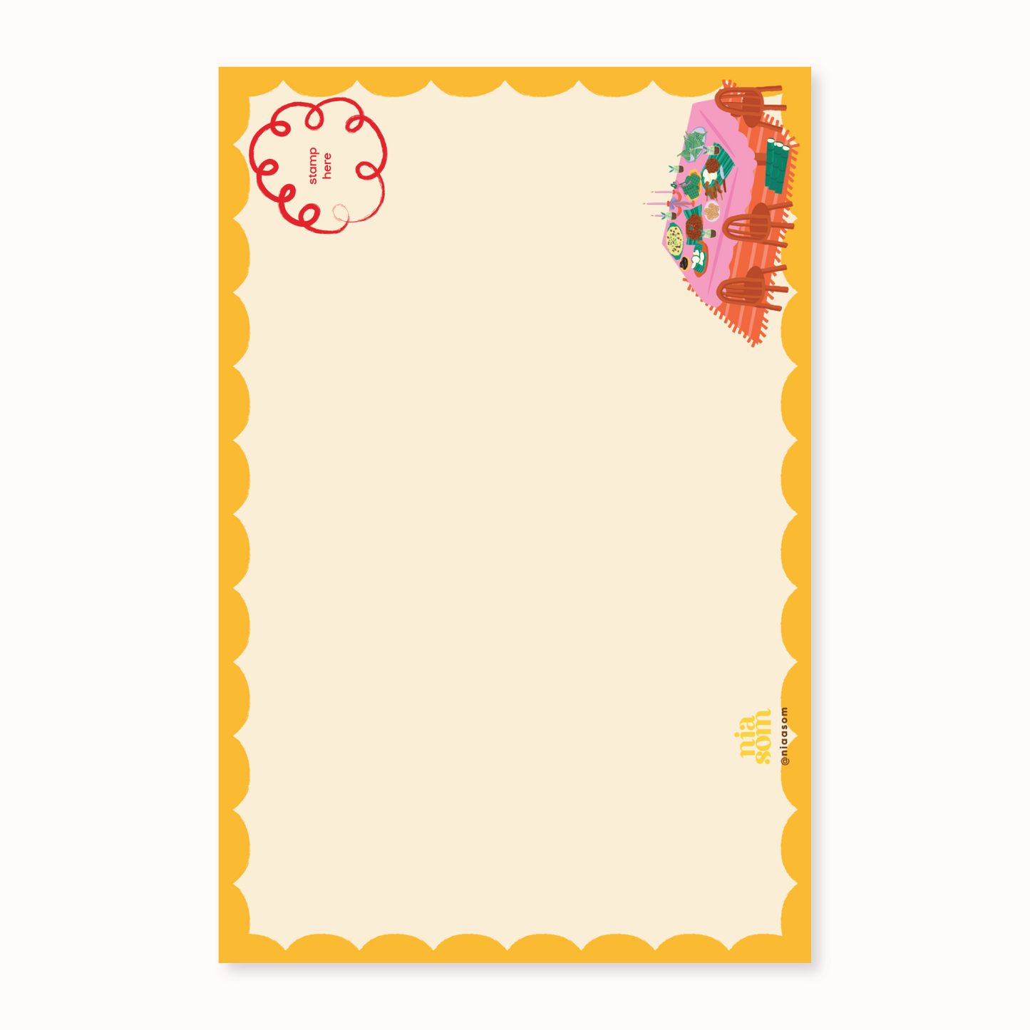 Tart Nenas Postcard