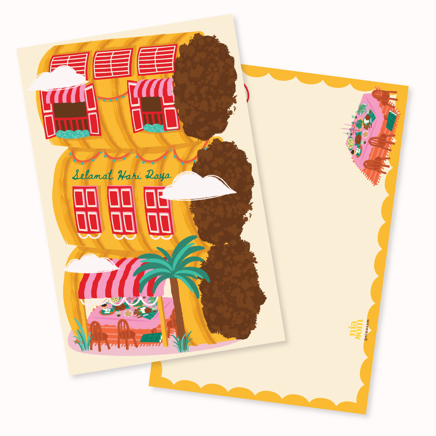 Tart Nenas Postcard