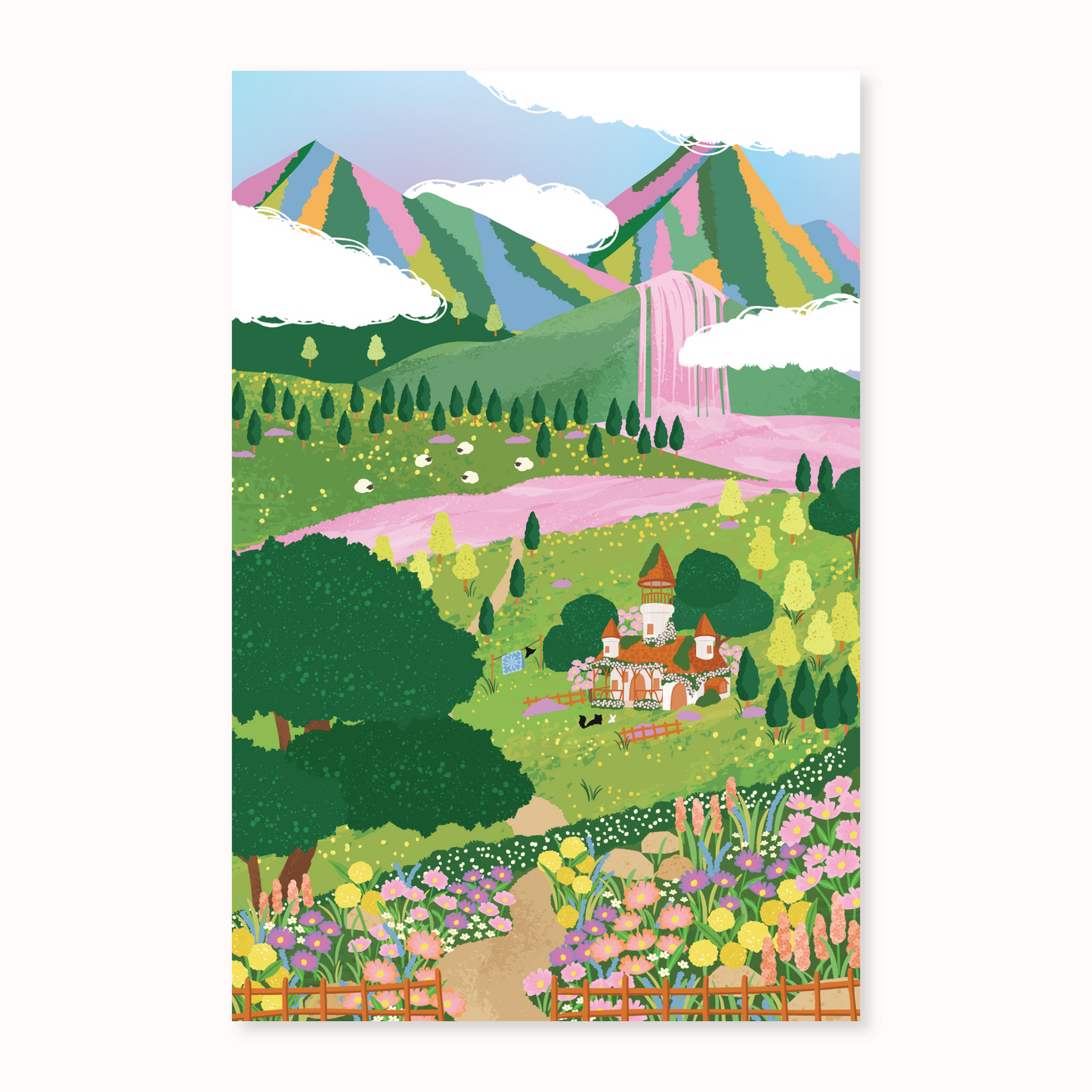 Where I'll Meet You Postcard